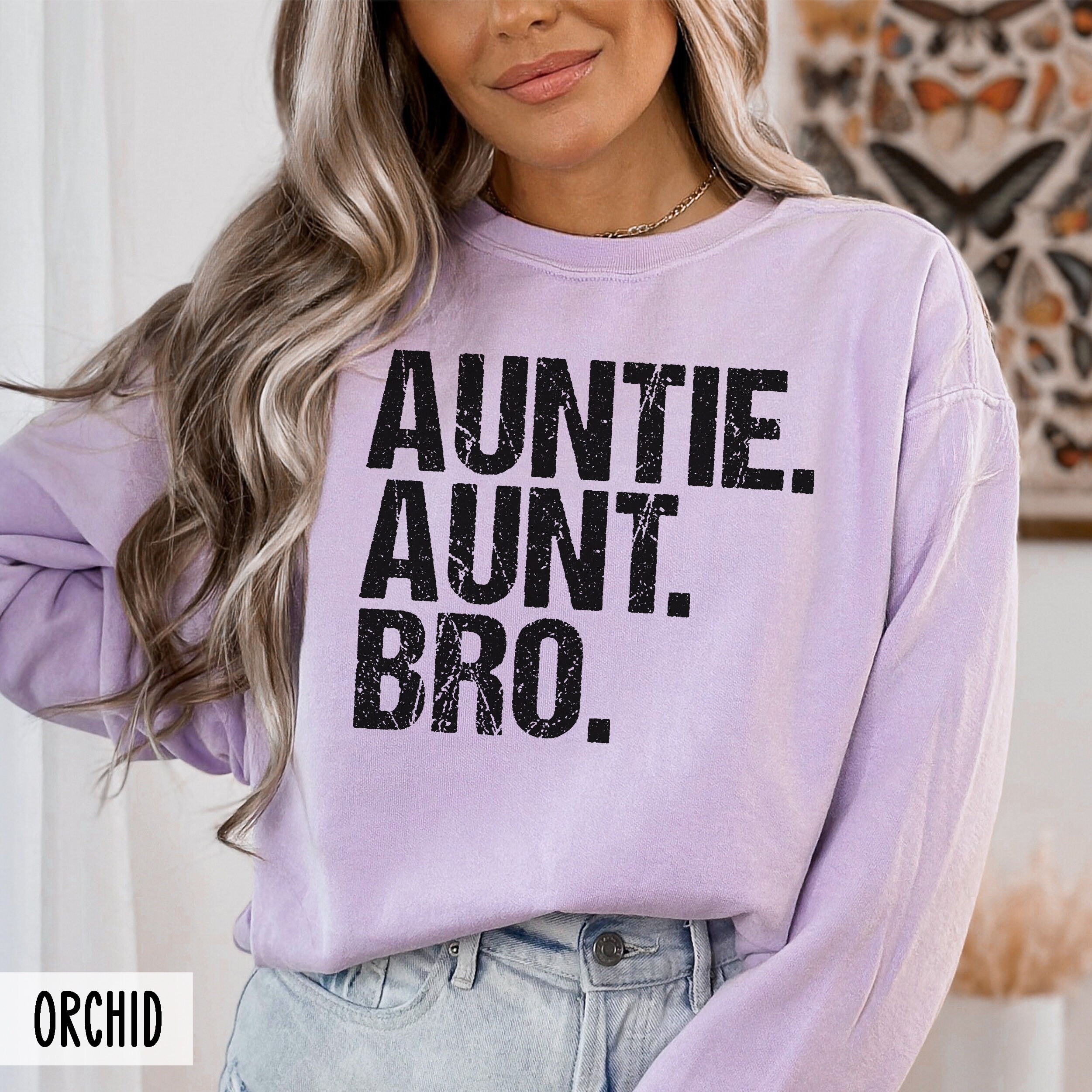 best auntie ever sweatshirt for new aunt announcement baby gift crewneck for sister unique aunt shirt vj4vj