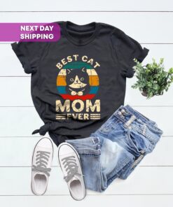 best cat mom ever retro shirt with glasses for cat lovers mothers day gift cat owner t shirt kj9jo