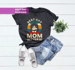 best cat mom ever retro shirt with glasses for cat lovers mothers day gift cat owner t shirt kj9jo scaled