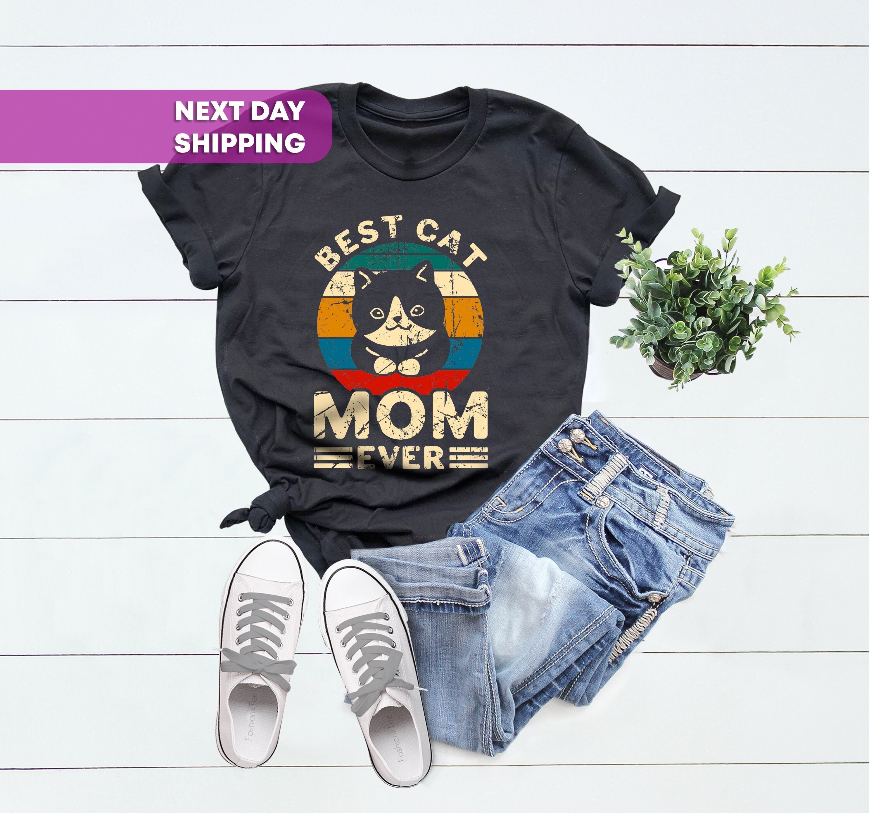 best cat mom ever retro shirt with glasses for cat lovers mothers day gift cat owner t shirt kj9jo scaled