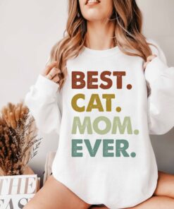 best cat mom ever sweatshirt retro style for cat lovers cute mothers day gift for moms 2ggci