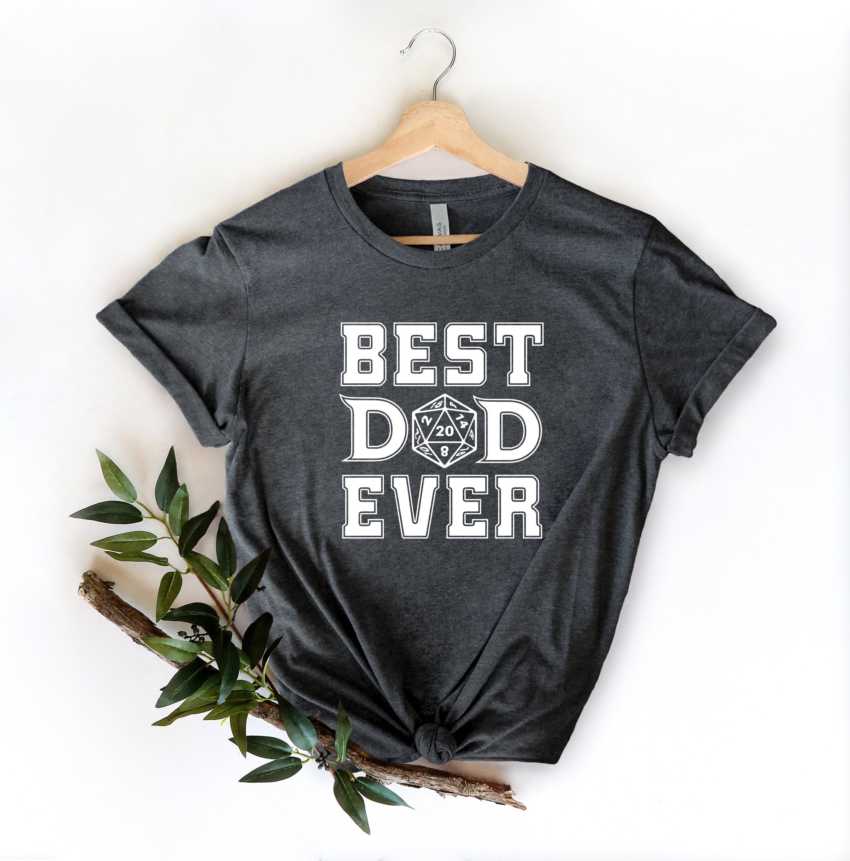 best dad ever d20 t shirt for fathers day gifts from daughter funny dnd shirt for dungeon master dad life tee uc8kx scaled