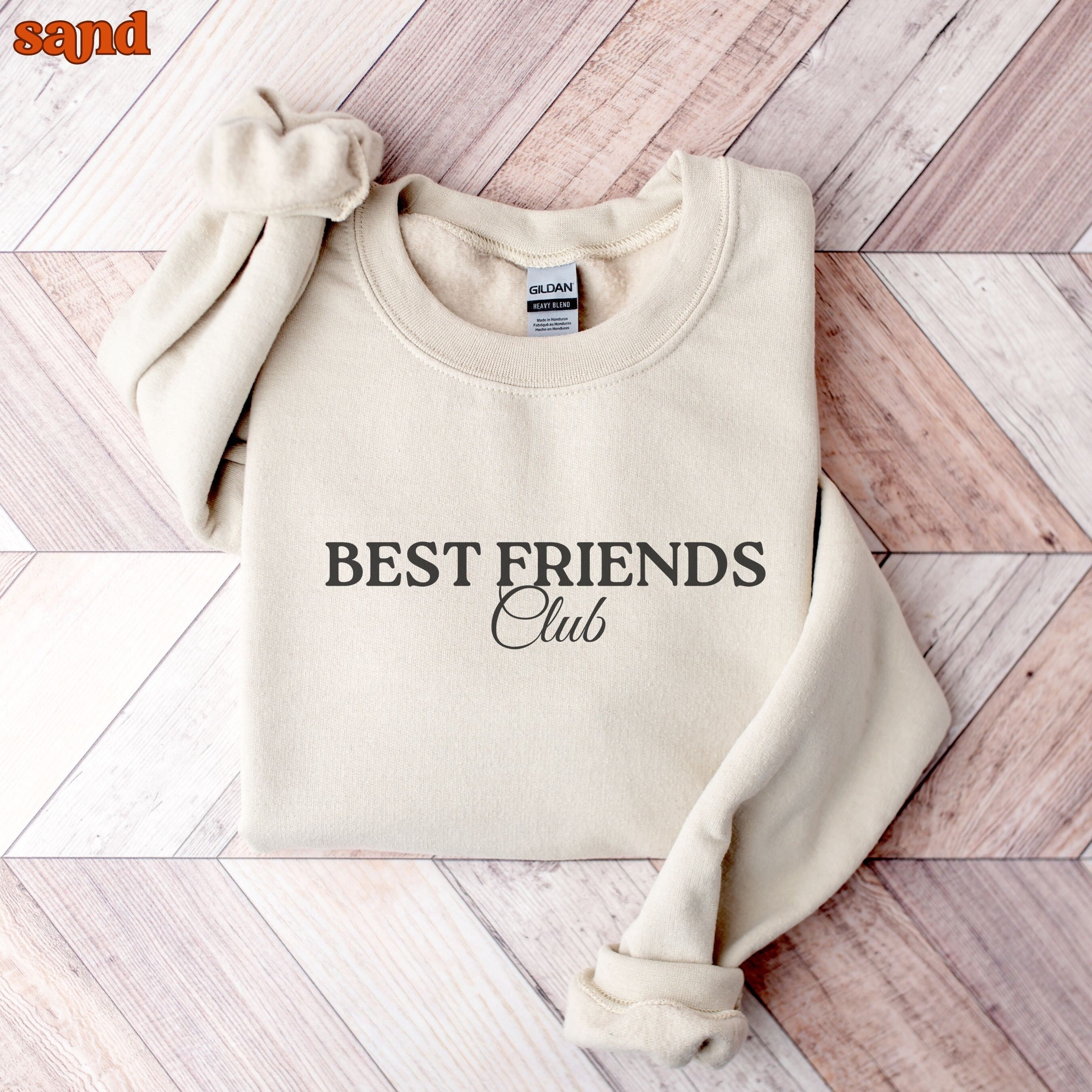 best friends club sweatshirt for sisters minimalist pullover best friend birthday gift bbf gifts crewneck style rprd2 scaled