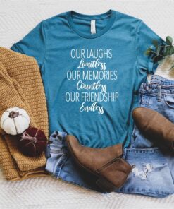 best friends matching shirts our laughs are limitless friendship tees unique gifts for best friends ppl3x