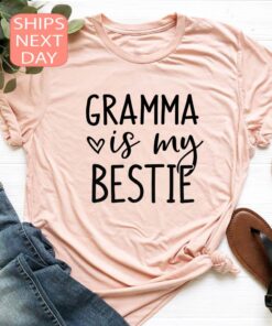 best grandma shirt for mothers day funny grandma is my bestie t shirt unique gift for grandma 2voxv