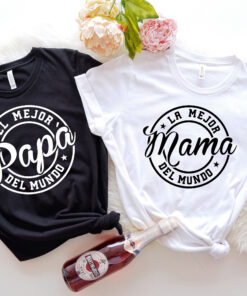 best mom and dad ever shirt for mothers day and fathers day gifts my hero mom and dad spanish t shirt phbvm