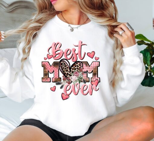 best mom ever floral sweatshirt for mothers day cute mom life shirt personalized mom gifts unique mothers day sweater