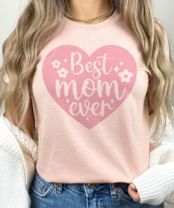 best mom ever shirt cute trendy mom t shirt for mothers day heart design personalized mom gifts and mom to be gifts tzaaa