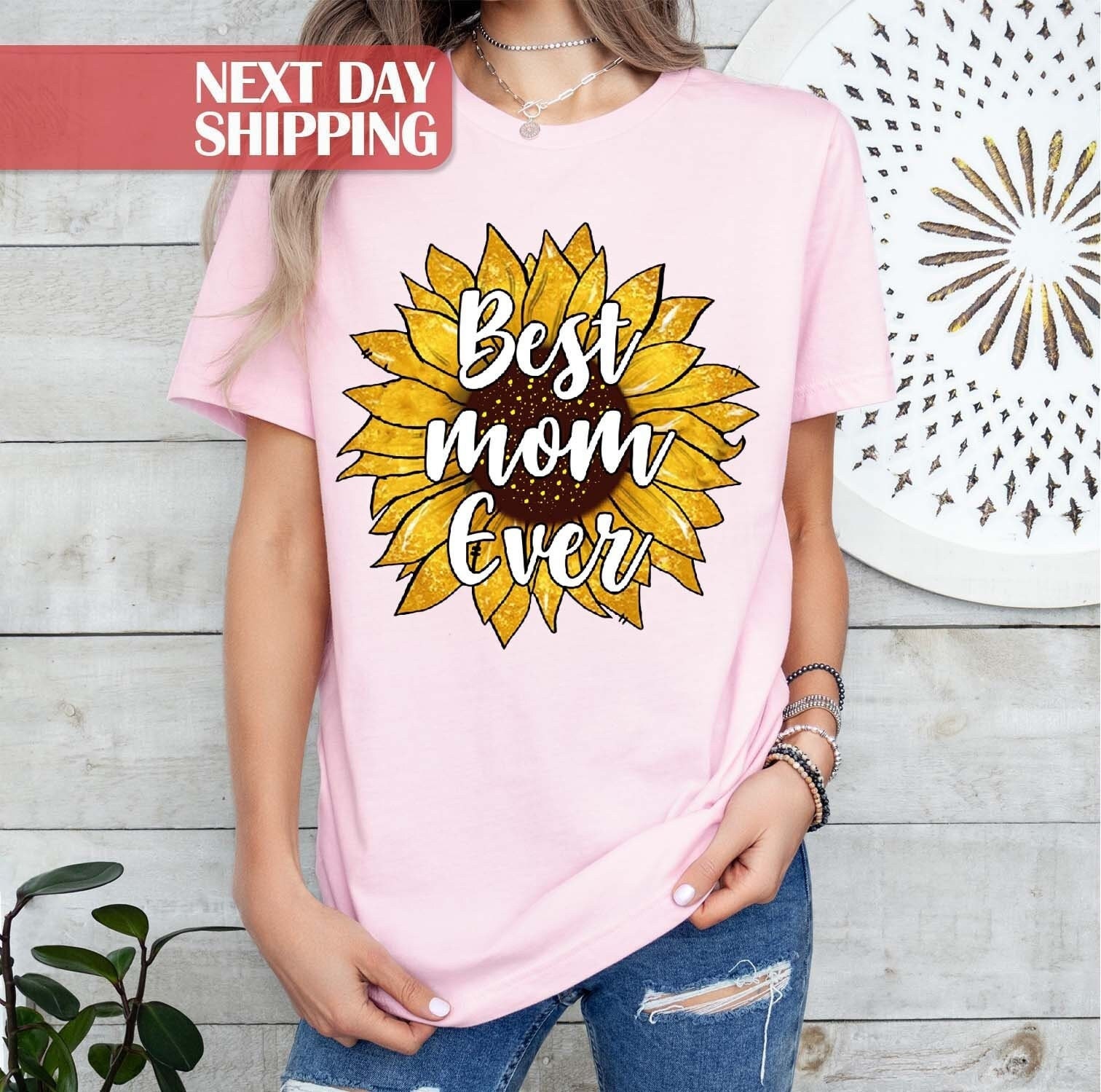 best mom ever shirt with sunflower design cute mom life tee for mothers day and mama to be gifts pwrdp