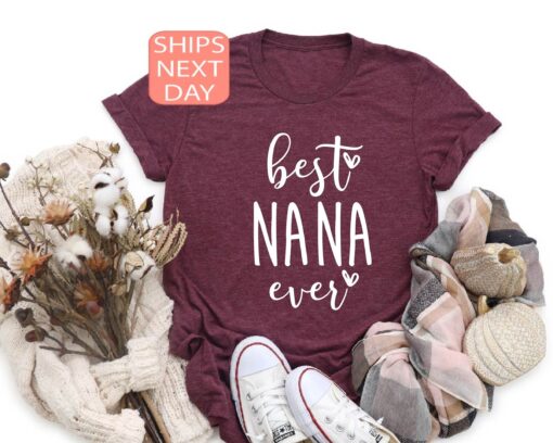 best nana ever shirt for grandma personalized mothers day gift cute nana t shirt unique grandma shirt 9cdc8