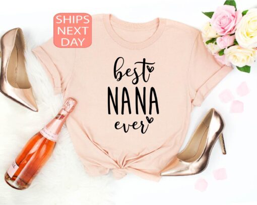 best nana ever shirt for grandma personalized mothers day gift cute nana t shirt unique grandma shirt vsif6