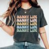 best nanny shirt nannylife t shirt personalized gift for new nanny birthday or everyday wear ncmd9