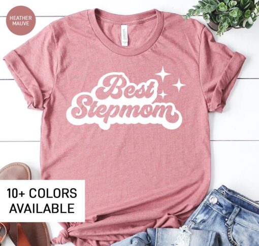 best step mom shirt for mothers day personalized step mom gift from daughter kids step mother t shirt evqc7