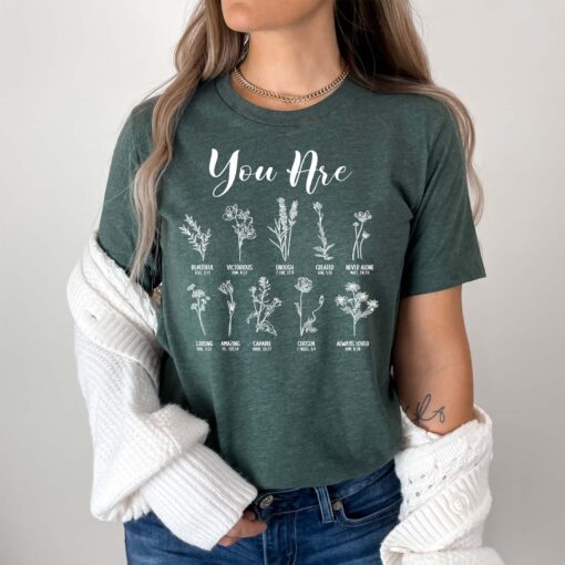 bible verse t shirt with wildflower design inspirational faith shirt for moms christian apparel and religious gifts tmbge