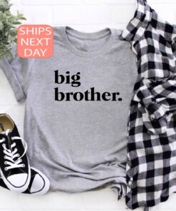 big brother announcement shirt cute big bro t shirt family tee promoted to big bro gift for new sibling celebration nj5wd