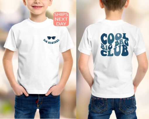 big brother club shirt for toddlers cute sibling tee promoted to big brother baby announcement outfit gwfdj