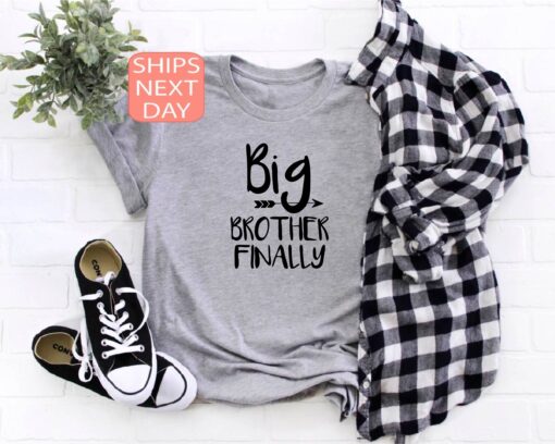 big brother finally shirt promoted to big brother announcement t shirt family gift for son and big brother kmepp