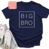 big brother shirt promoted to big bro announcement t shirt family gift for son cute big bro square design apzxd