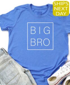 big brother shirt promoted to big bro announcement t shirt family gift for son cute big bro square design dpdhn