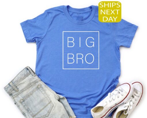 big brother shirt promoted to big bro announcement t shirt family gift for son cute big bro square design dpdhn