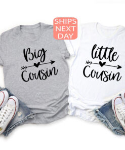 big cousin little cousin shirt family crew shirts unique cousin gift matching cousin shirts for family gatherings k2men