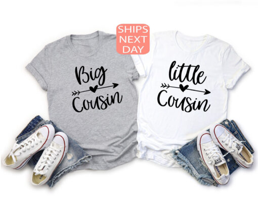 big cousin little cousin shirt family crew shirts unique cousin gift matching cousin shirts for family gatherings k2men