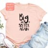 big sister again shirt for announcement promoted tee family t shirt cute gift for daughter and girl mo8jk