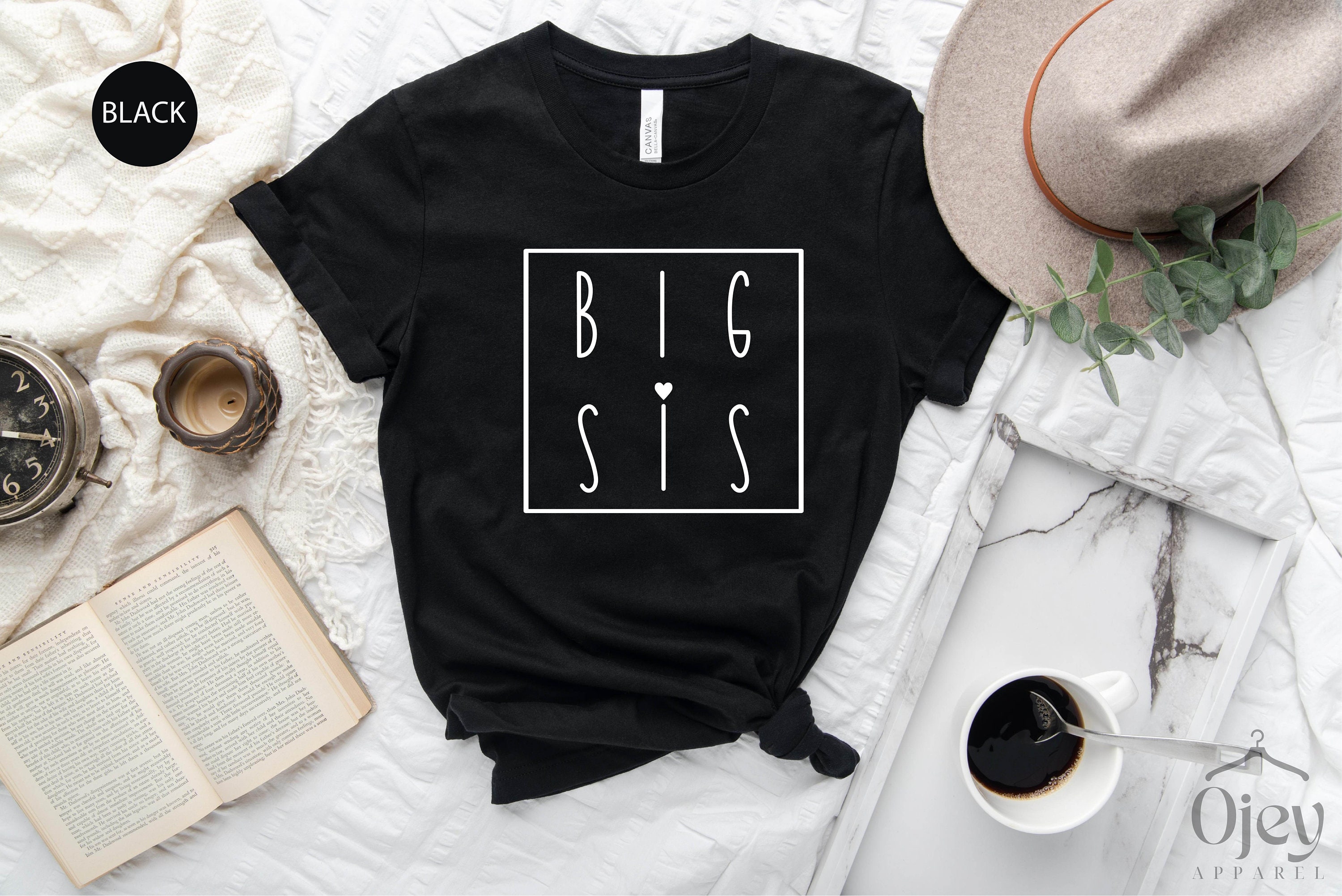 big sister shirt cute big sis t shirt for pregnancy announcement minimalist baby announcement tee for sisters ldodp scaled