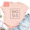 Big Sister Shirt Promoted to Big Sis T-Shirt Family Big Sis Square Design Cute Big Sister Sweatshirt for Sibling Announcement 5 big sister shirt promoted to big sis t shirt family big sis square design cute big sister sweatshirt for sibling announcement zhni6