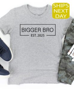 bigger brother est 2025 shirt promoted to bigger bro tee baby announcement t shirt unique gift for son uehxl