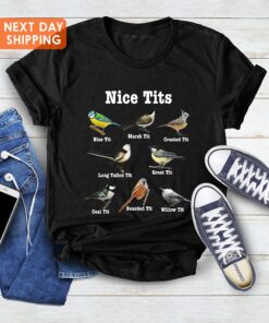 bird lovers shirt funny nice tits shirt for birdwatching enthusiasts unique gift for bird watcher mom brzla