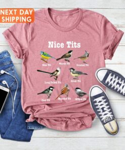 bird lovers shirt funny nice tits shirt for birdwatching enthusiasts unique gift for bird watcher mom utu3f