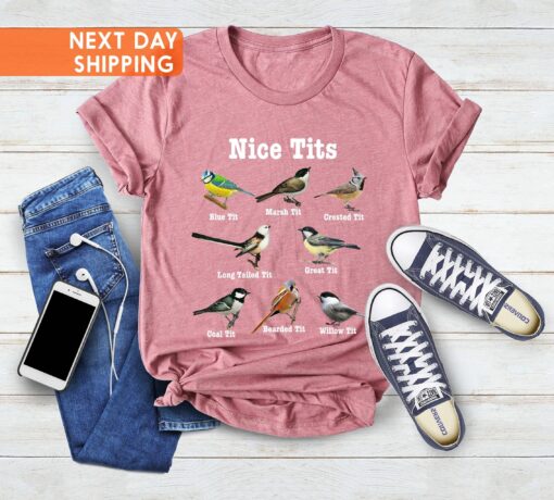 bird lovers shirt funny nice tits shirt for birdwatching enthusiasts unique gift for bird watcher mom utu3f