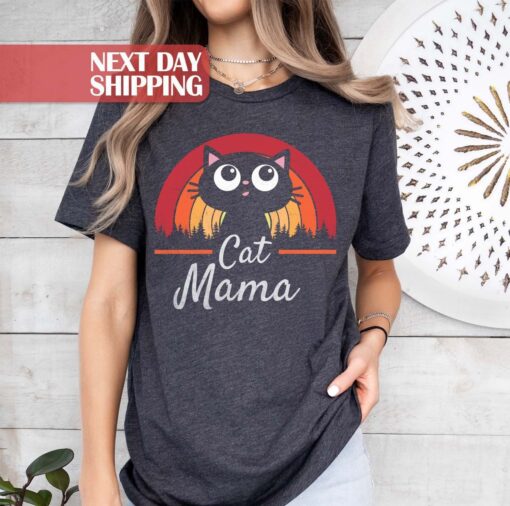 black cat mom shirt funny cat lover tee for crazy cat ladies unique gift for cat moms and pet lovers eqouk