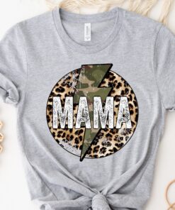 bleached mama shirt with leopard print camo and lightning bolt graphic tee for moms retro mothers day shirt jbdge