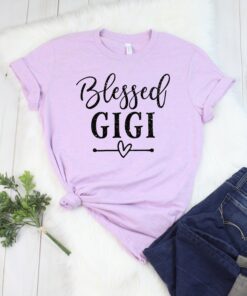 blessed gigi shirt for grandma cute gigi tee best gift for gigi womens grandma shirt unique gigi t shirt npta1