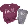 Blessed Mama Mini Matching Shirts Thankful For My Mini Cute Mom And Child Tees Perfect For Motherâ€™s Day