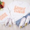 blessed mama shirt family matching personalized mama and mini shirts custom mom life t shirt for moms and kids iabuu