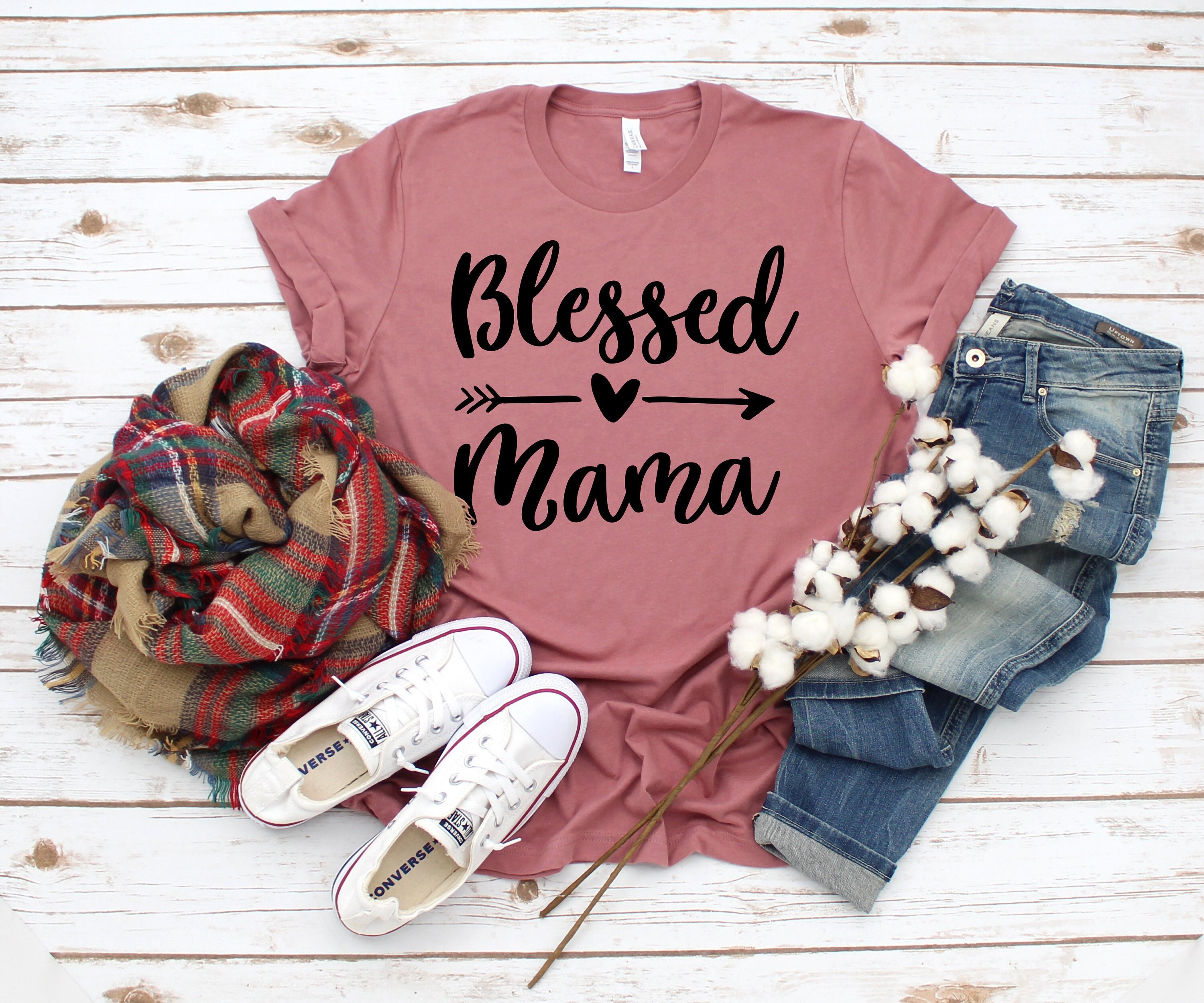 blessed mama shirt for mom life cute blessed mom t shirt perfect mothers day gift thankful tee for moms iuk2v scaled