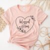 Blessed Mama Shirt for Mom Life Cute T-Shirt Ideal for Mothers Day Gifts and New Mom Gifts