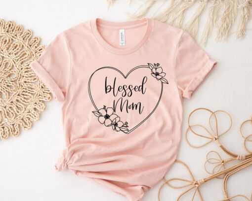 blessed mama shirt for mom life cute t shirt ideal for mothers day gifts and new mom gifts jqokd scaled