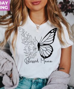 blessed mama shirt for mom life cute t shirt unique mothers day gift for new moms and best mom ever 1uriv