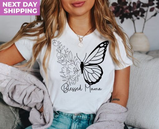 blessed mama shirt for mom life cute t shirt unique mothers day gift for new moms and best mom ever 1uriv