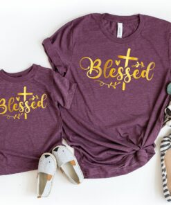 blessed mama shirt for women funny mom life t shirt best mom ever mothers day gift cute blessed top hrx7q