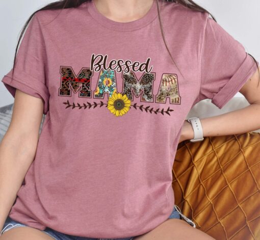 blessed mama t shirt for christian moms cute mom life shirt perfect for mothers day and expecting mothers jbzyd scaled