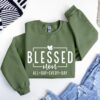 blessed mom sweatshirt for new moms pregnancy gift cute womens clothing mothers day shirt best mom ever apparel apus0