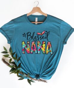 blessed nana shirt mom life grandma t shirt colorful mothers day gift best nana ever shirt for moms eobqu