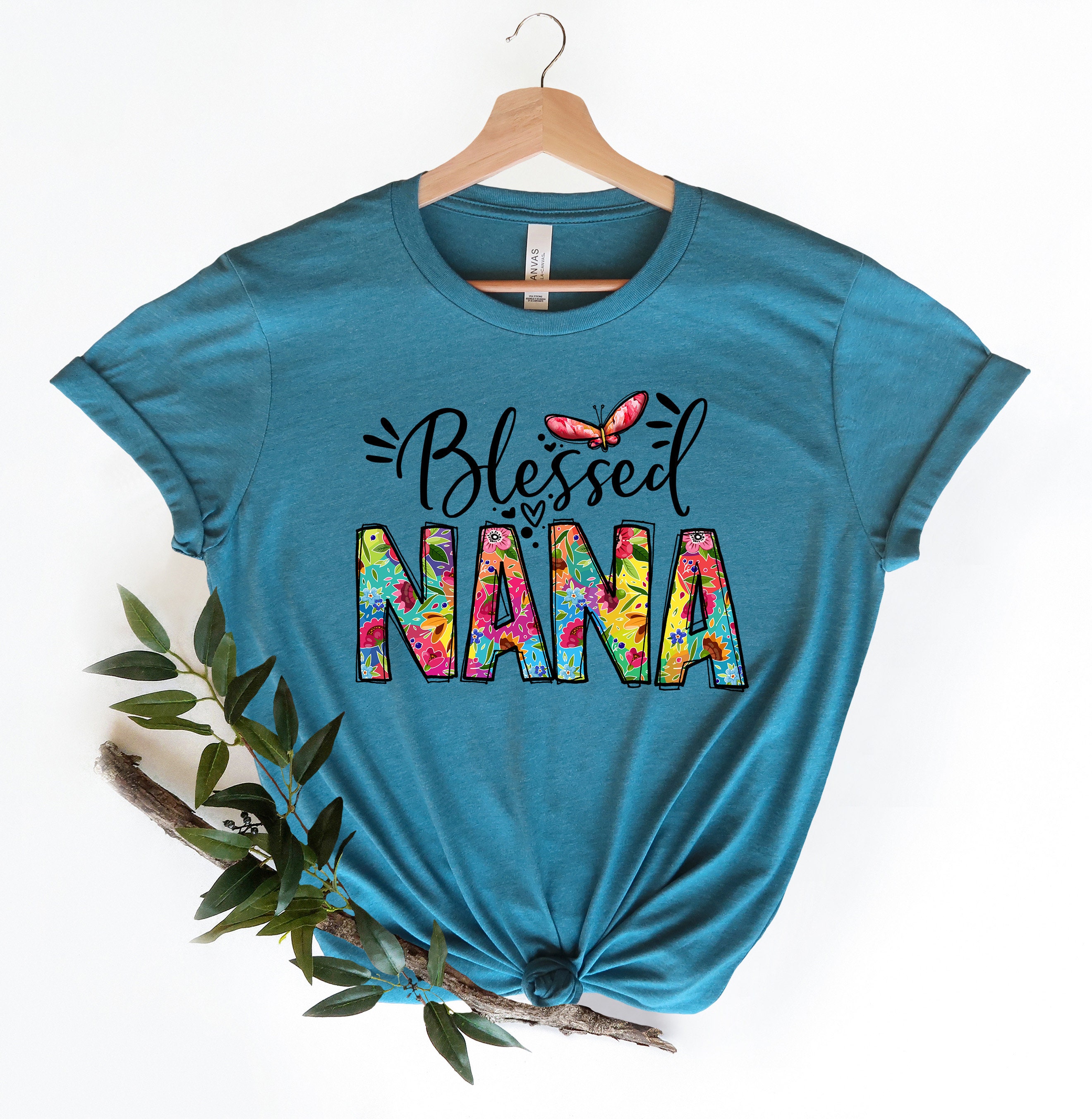 blessed nana shirt mom life grandma t shirt colorful mothers day gift best nana ever shirt for moms eobqu scaled