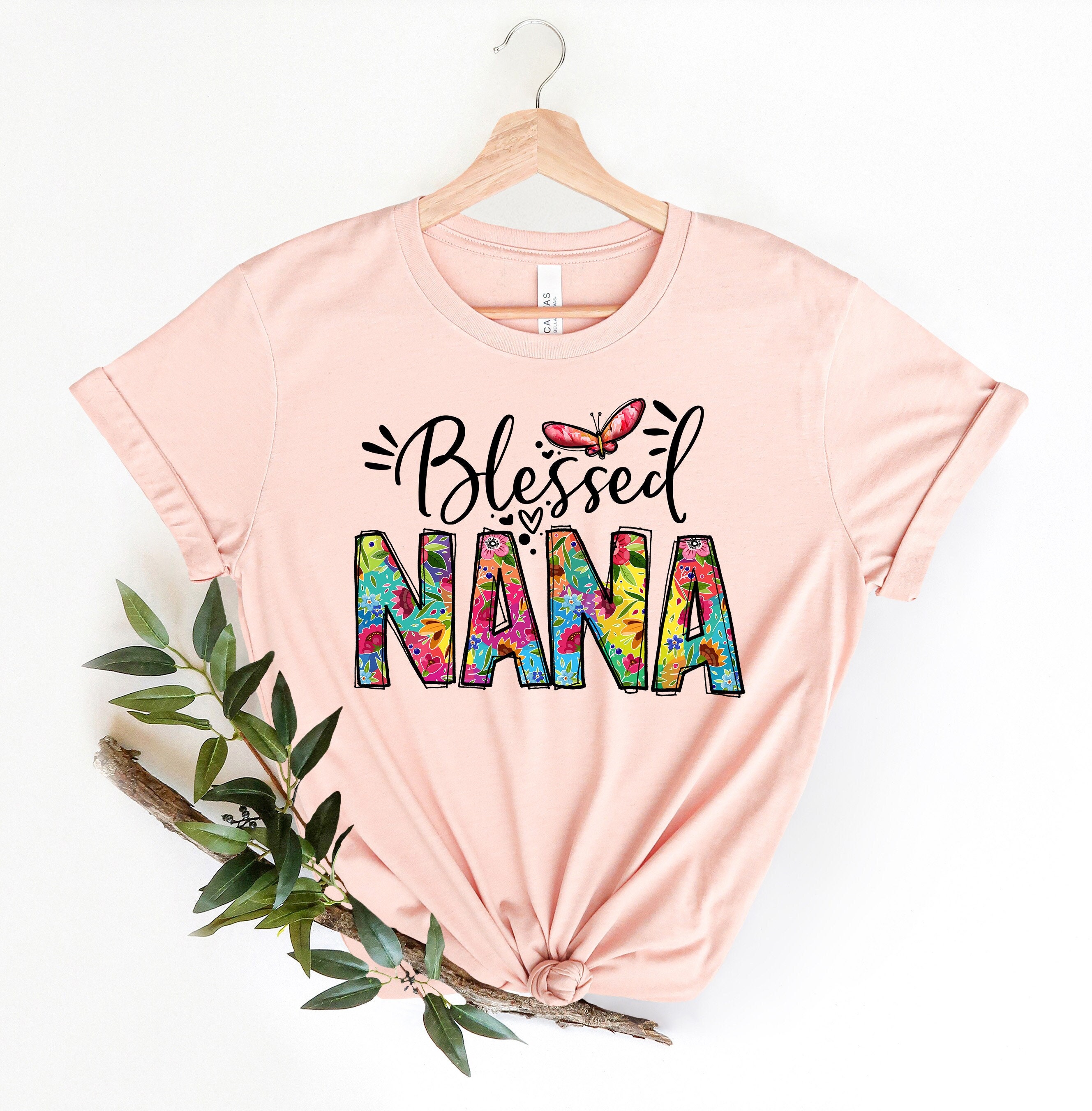 blessed nana shirt mom life grandma t shirt colorful mothers day gift best nana ever shirt for moms lhjr8 scaled