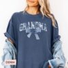 blue bow grandma shirt comfort colors for new grandma mothers day gift cute nana t shirt personalized grandma gifts ewhvw